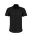 Kustom Kit Mens Short Sleeve Tailored Poplin Shirt (Black) - UTPC3072