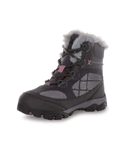 Childrens/kids Hawthorn Evo Walking Boots Granite Fragrant Lilac Regatta