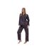 Ensemble De Pyjama Long Motif/style Cœurs Femme Noir Keanu-1