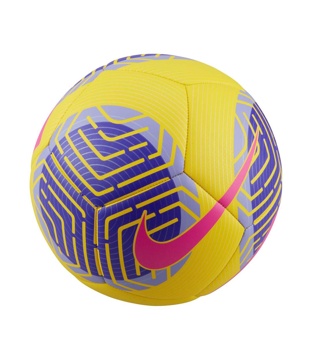 Ballon De Foot Motif/style Géométrique Pitch Taille 5 Jaune Nike-1