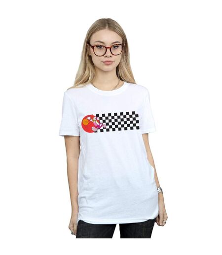 Disney T-shirt boyfriend en coton Daisy Duck Dribbling Womens/Ladies (Blanc) - UTBI37909