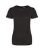 AWDis Womens/Ladies Girlie Tri-Blend T-Shirt (Heather Black) - UTPC2974