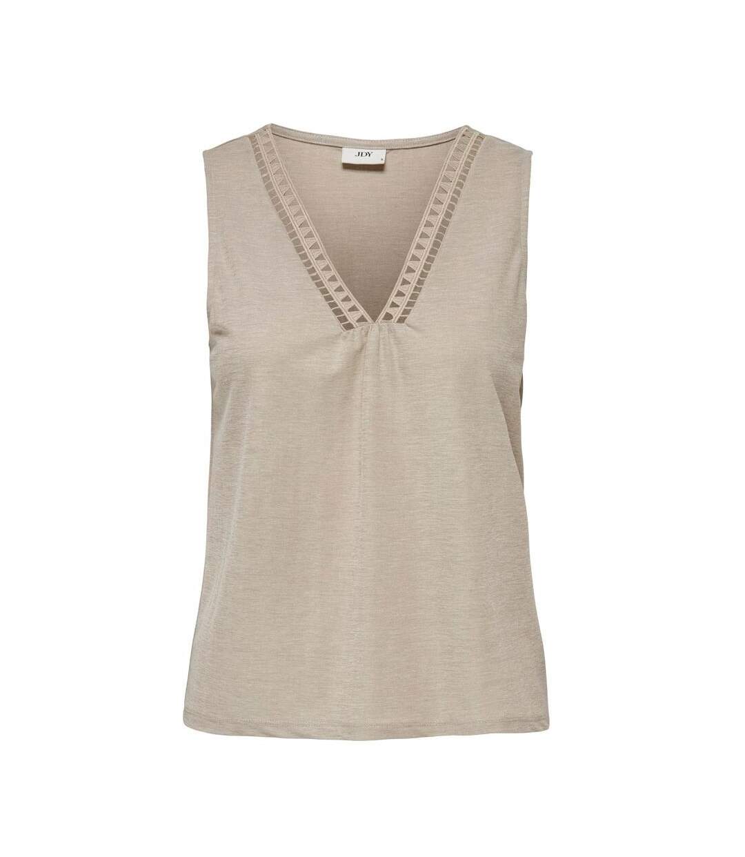 Débardeur Beige Femme JDY Crochet - M-1