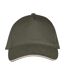 Casquette De Baseball Long Beach Kaki SOLS-1
