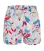 Mens Floral Pattern Regular Swim Shorts White Hugo Boss-2
