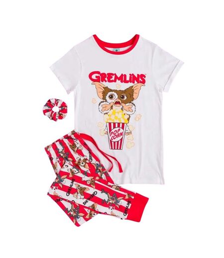 Ensemble De Pyjama Motif Gizmo Movie Night Femme Rouge Blanc Gremlins
