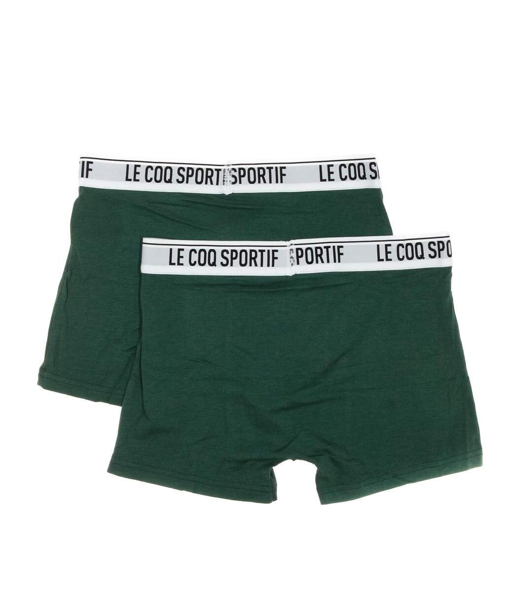x2 boxers vert homme le coq sportif camuset sport-2