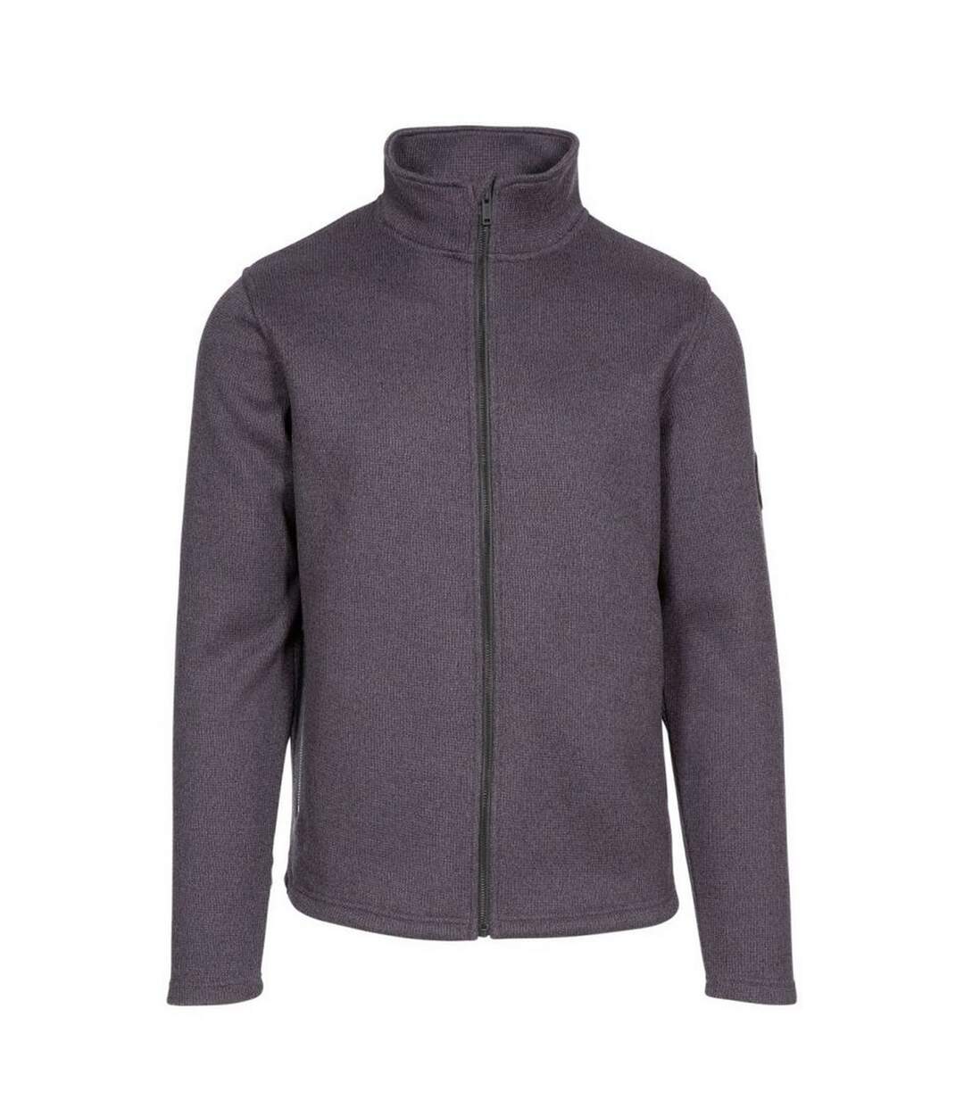 Veste polaire benson homme noir chiné Trespass-1