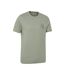 Mens Lake District Back Print Short-sleeved T-shirt Khaki Green Mountain Warehouse-3
