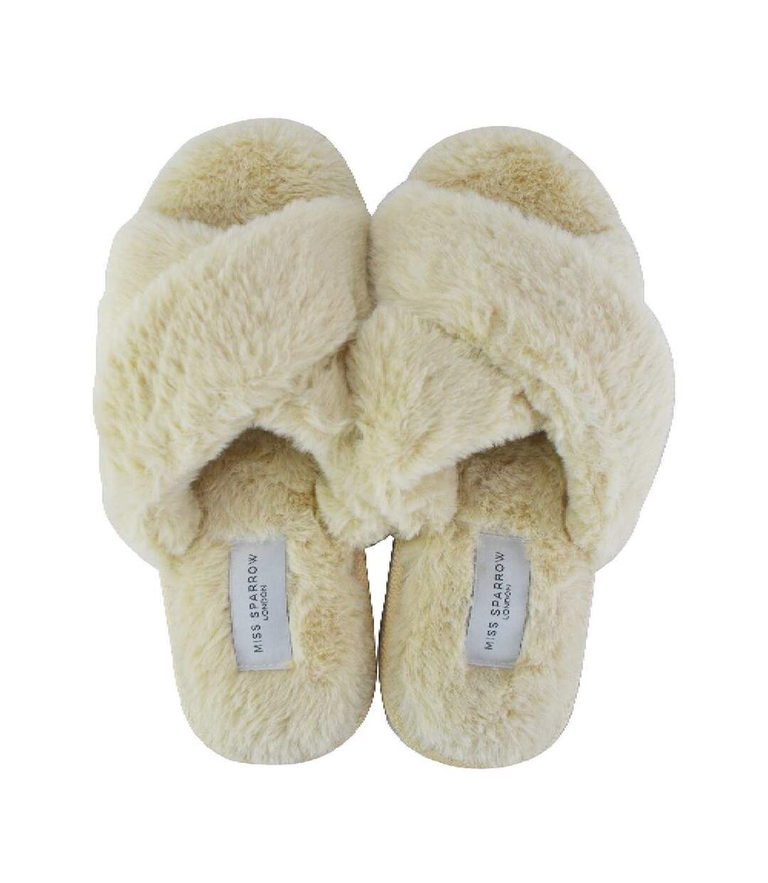 Ladies Novelty Bedroom House Open Toe Slippers with Back-2