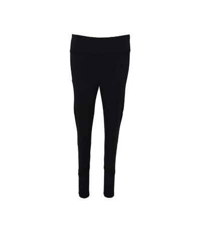 Womens/ladies show rider active leggings black/gold Supreme Products