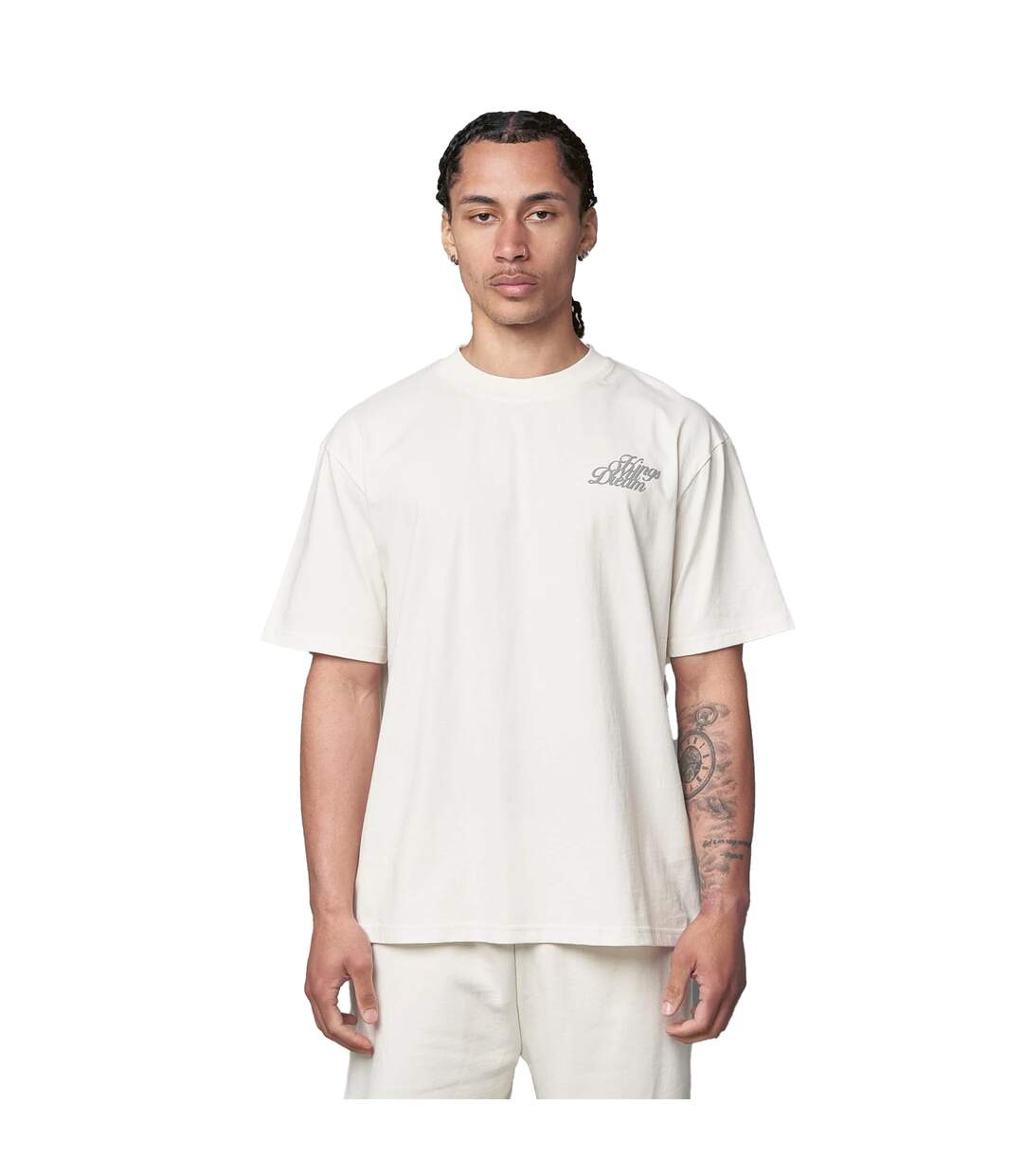 Mens Studio Scripted T-shirt White Kings Will Dream-2