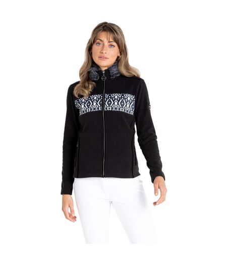 Womens/ladies Engross Ii Full Zip Sweatshirt Black Dare 2B