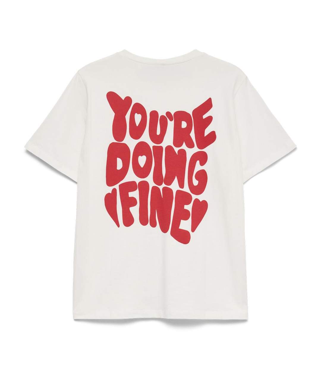 T-shirt blanc femme vero moda emma-2