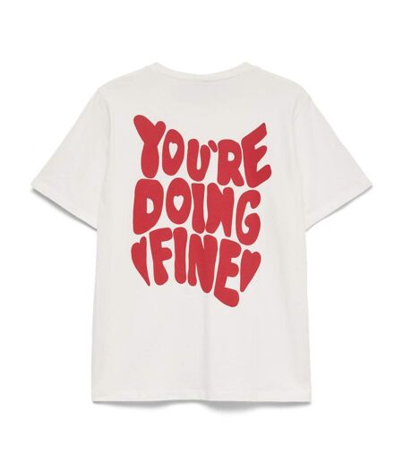 T-shirt blanc femme vero moda emma