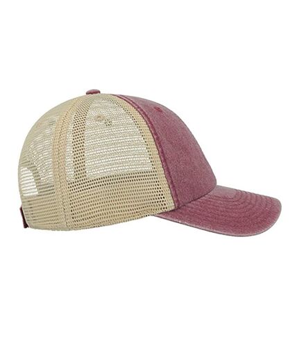 Casquette trucker case bordeaux Atlantis