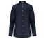 Chemise en lin - Femme - PATS505 - bleu marine-1