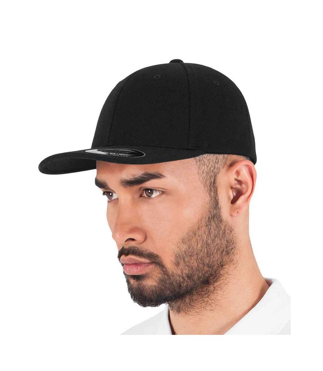 Casquette adulte noir Flexfit-3