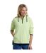 Womens/ladies odina zig zag fleece acid lime Weird Fish-3