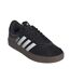 Womens/ladies Vl Court 3.0 Suede Flat Trainers Core Black White Adidas-1