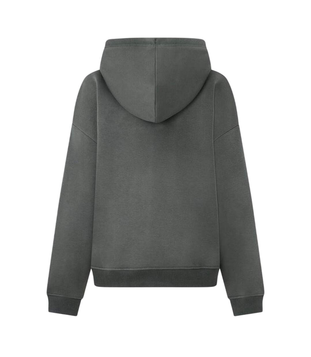 Veste À Capuche Femme Kaki Délavé USA-3