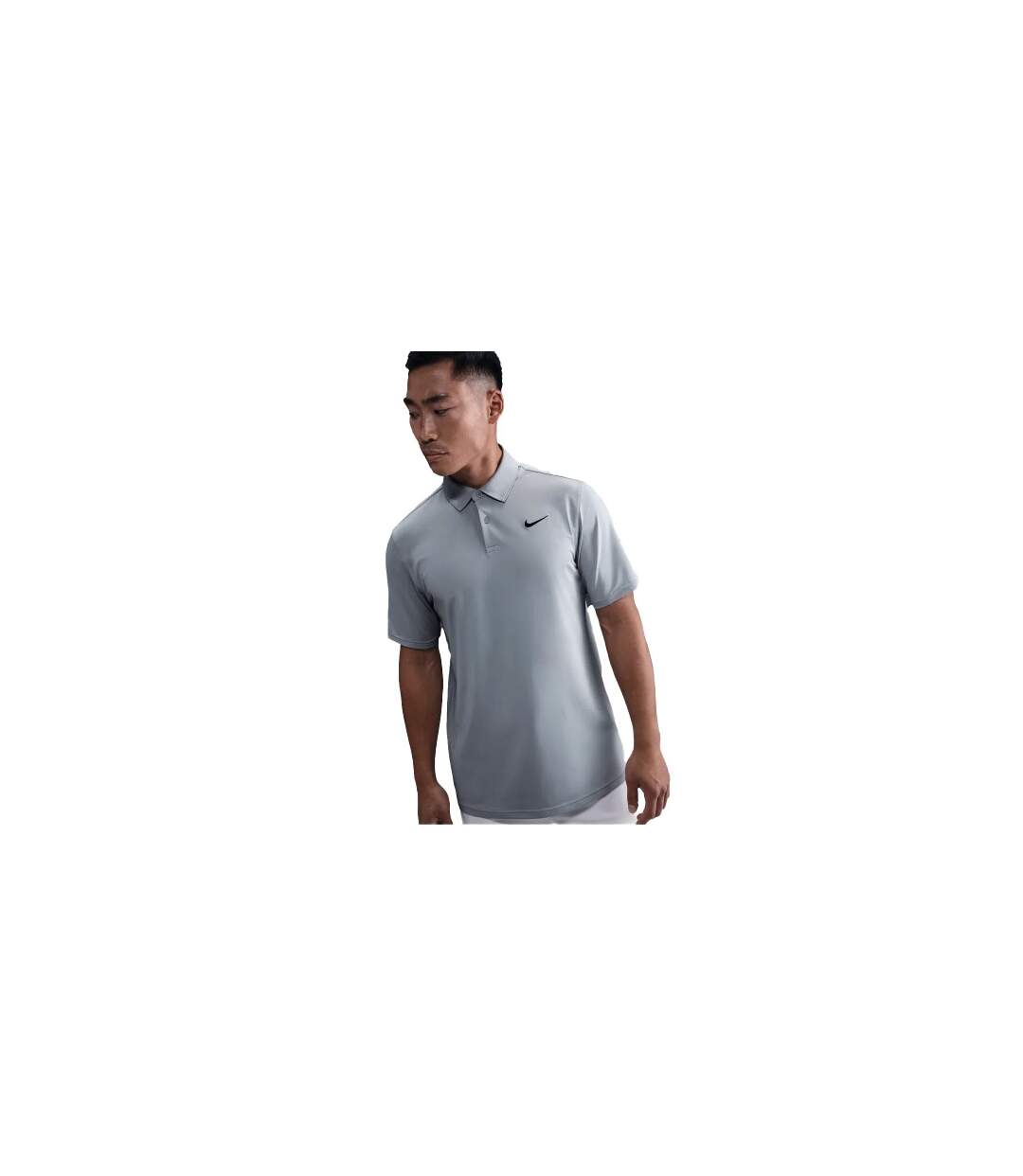 Polo Good Homme Gris Blanc Nike-1