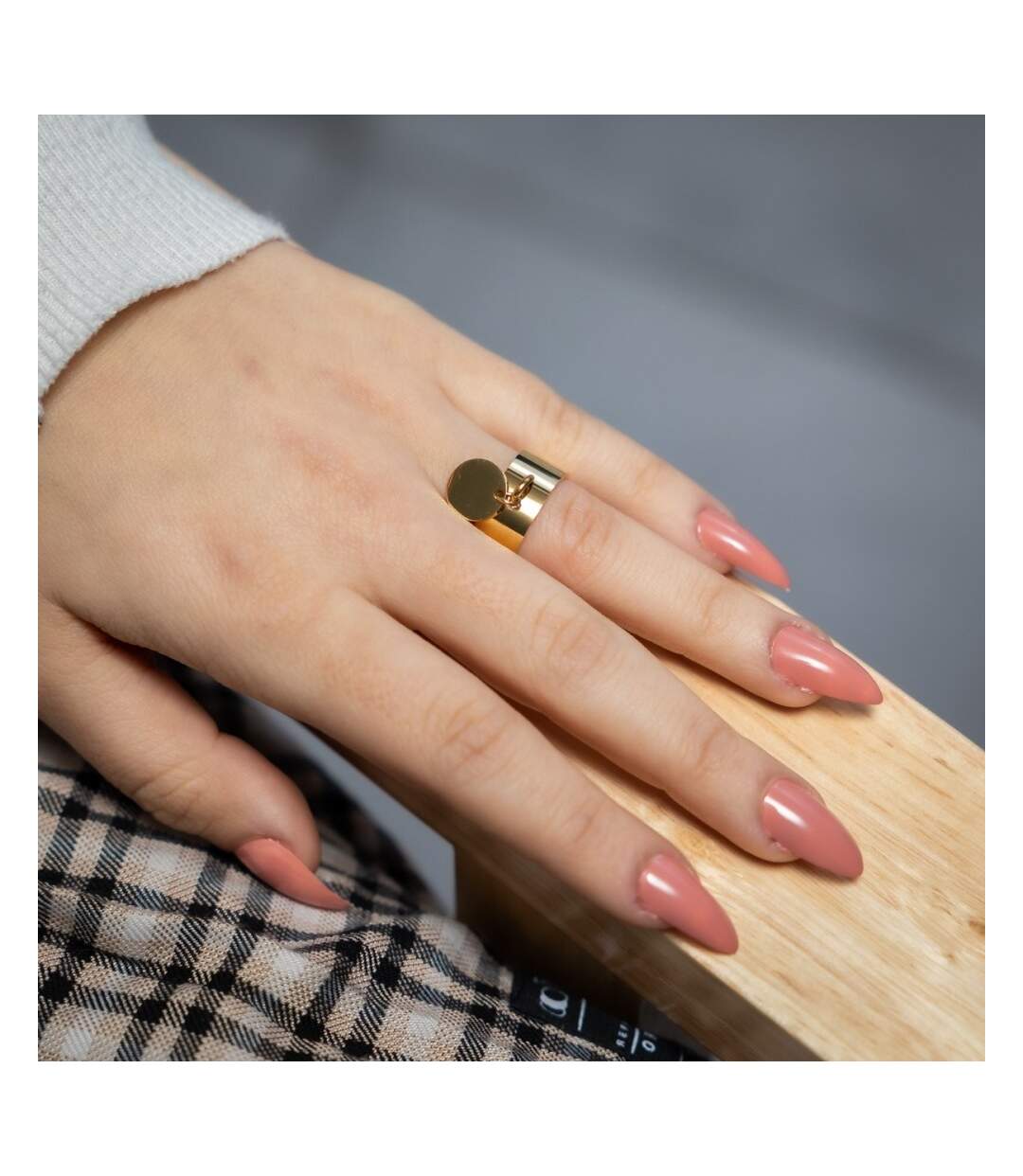 Votre Bague Femme Médaillon PAEONIA-2