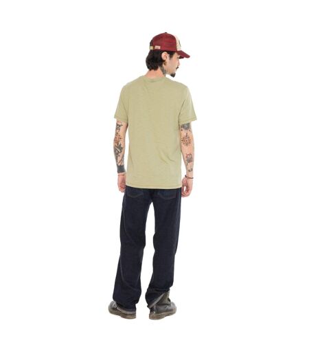 T-shirt homme regular en slub heavy wash print devant Zane Vondutch