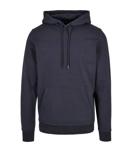 Sweat À Capuche Basic Adulte Bleu Marine Build Your Brand