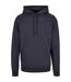 Sweat À Capuche Basic Adulte Bleu Marine Build Your Brand-1