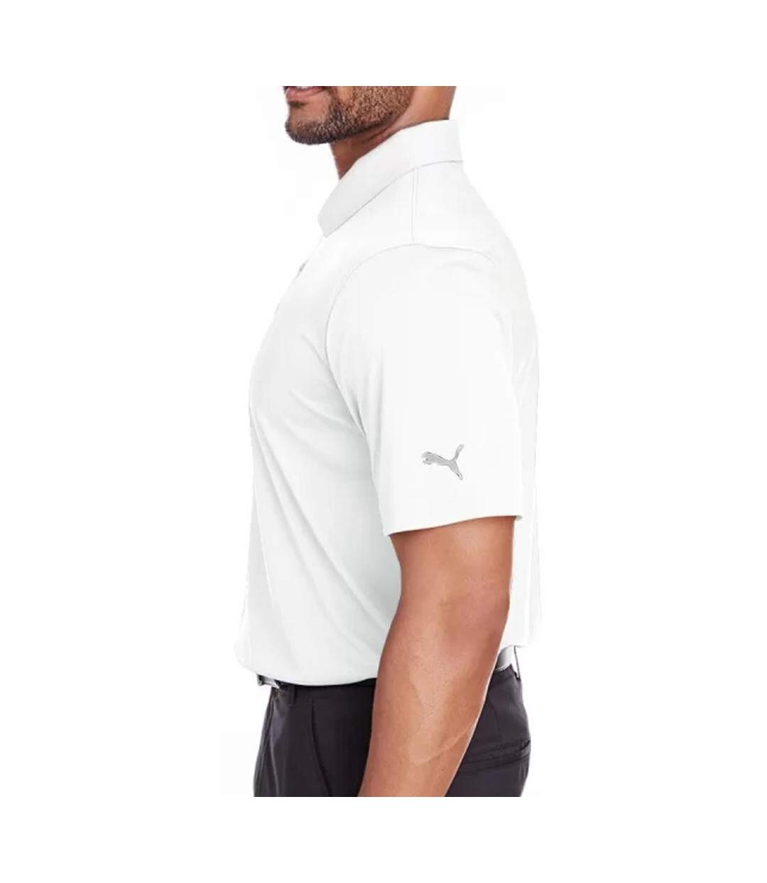 Polo Blanc Homme Puma Icon Golf - 3XL-3