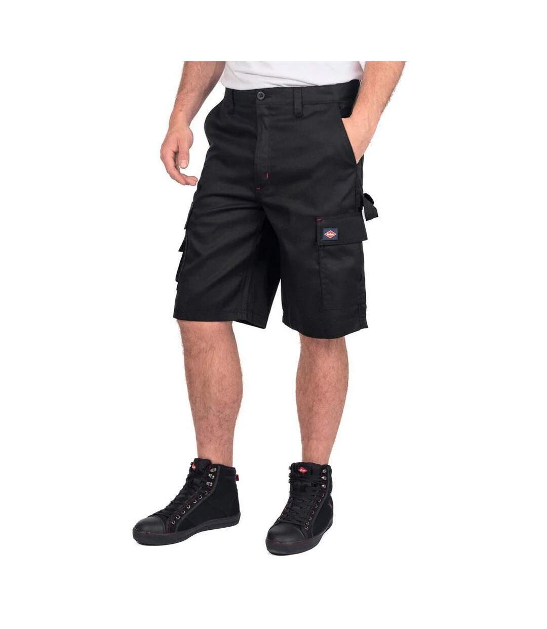 Short à poches classic homme noir Lee Cooper-4