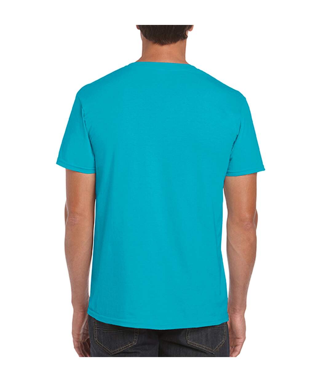 T-shirt Softstyle Adulte Bleu Tropical Gildan-2
