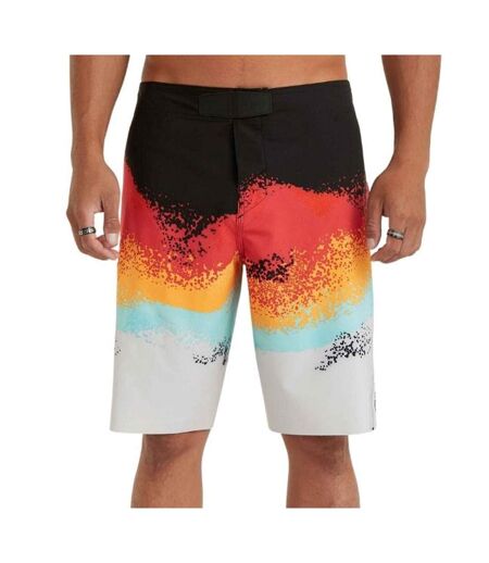 Maillot de bain noir/rouge/orange homme o'neill hydro