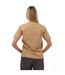 Womens/ladies For All T-shirt Brown Off White-3