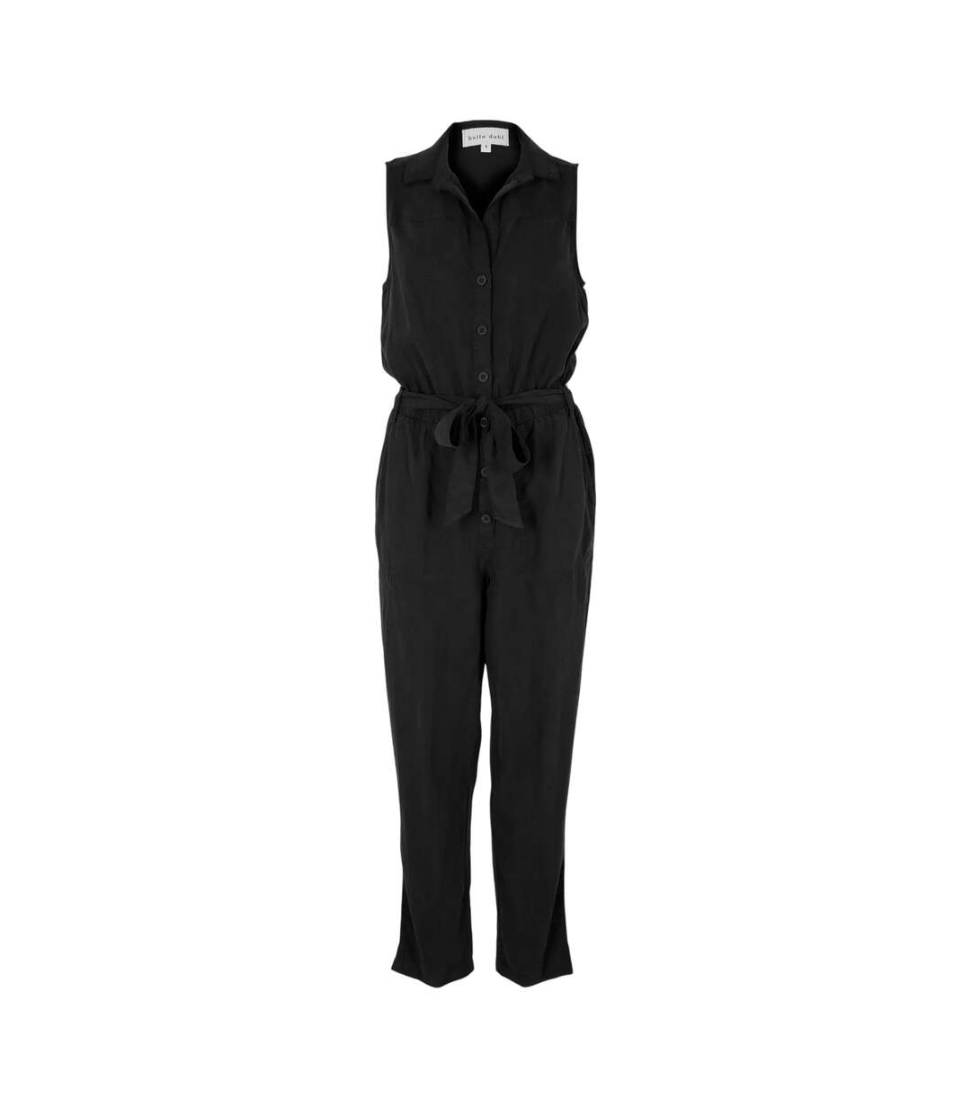 Combinaison Sans Manches Motif/style Uni Femme Vieux Noir Bella Dahl-1