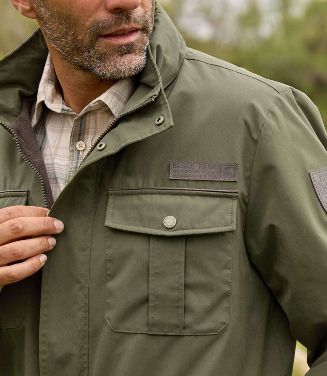 Parka mit vielen Taschen und Fleecefutter-8