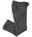 Men's Grey Semi-Elasticated Jeans-4