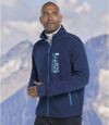 Men's Dark Blue Softshell Sports Jacket Atlas For Men