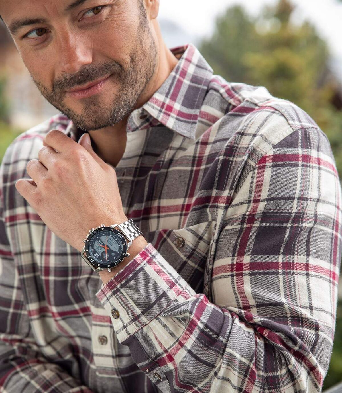 Armbanduhr CHRONO-Sport mit Doppelanzeige Atlas For Men
