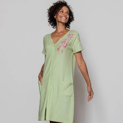 Peignoir zippé