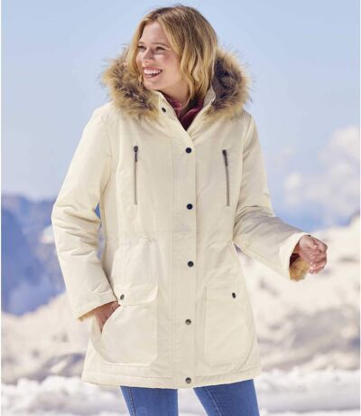 Women's Microtech Parka with Faux-Fur Hood