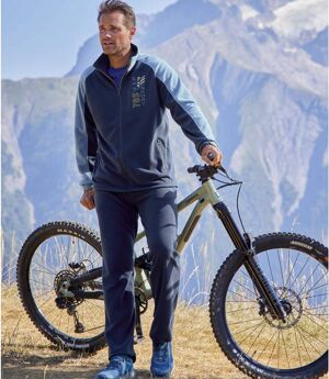 Pantalon Cargo Homme Polaire Démontable - Multi-poches - Coupe Large Confort - Pour Randonnée, Pêche, VTT, Travail