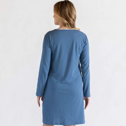 Maxi t-shirt bleu