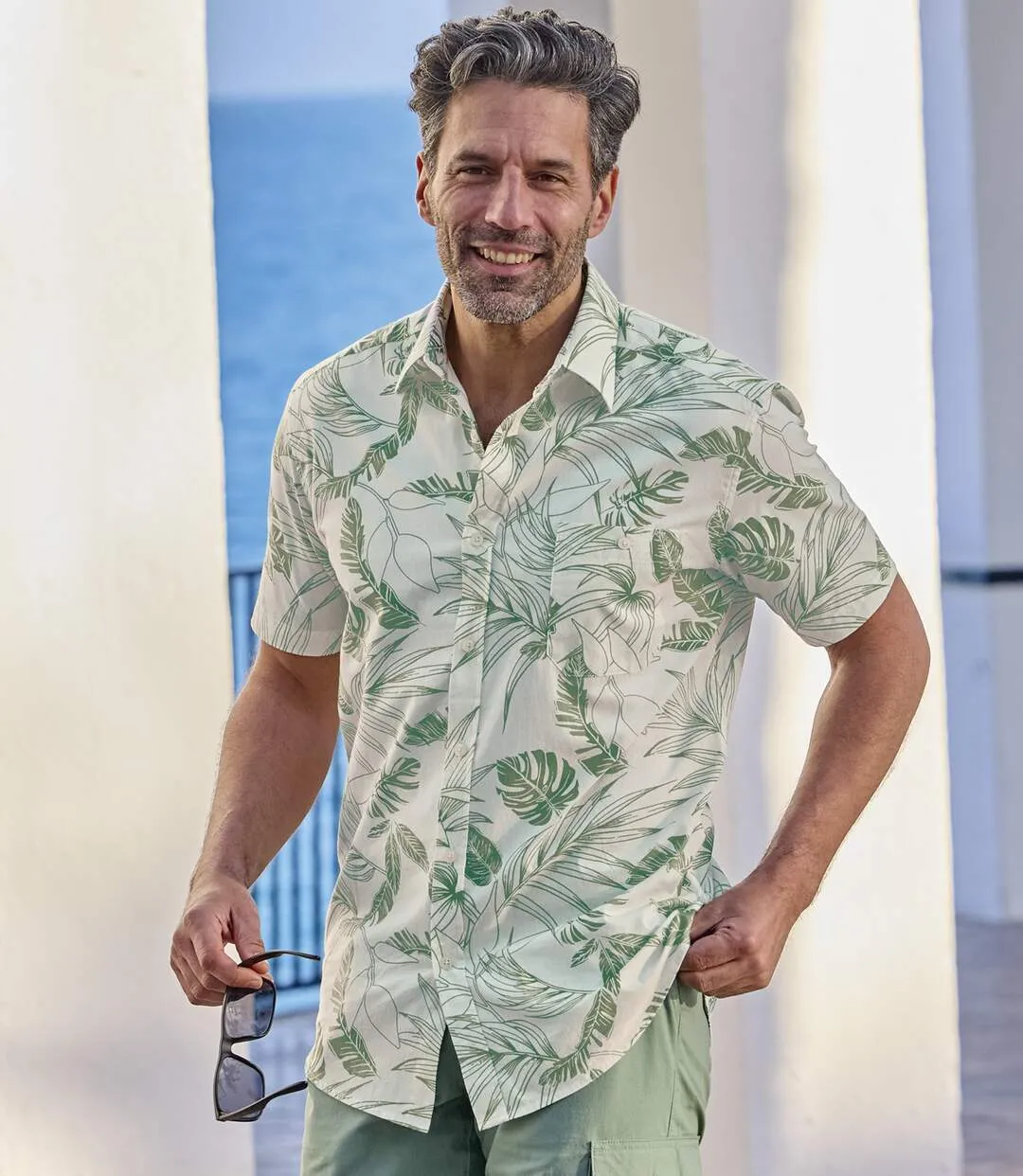 Sommerhemd ,,Hawaii" aus Popelin-1