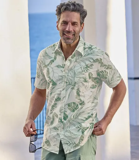 Sommerhemd ,,Hawaii" aus Popelin
