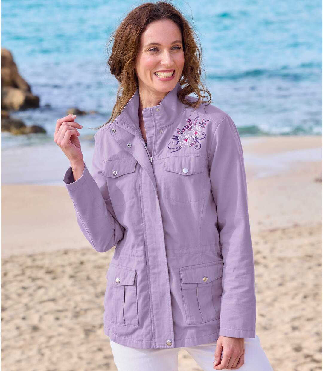 Women's Lilac Safari Jacket