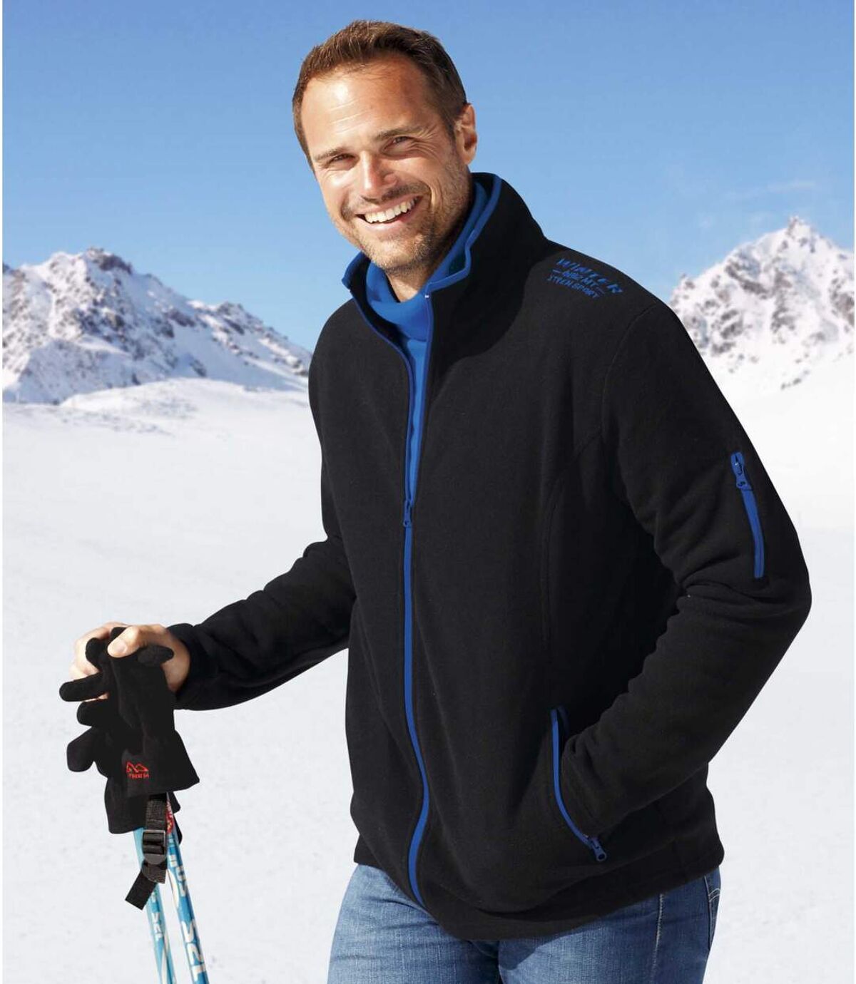 Set van 2 outdoor vesten van microfleece Atlas For Men