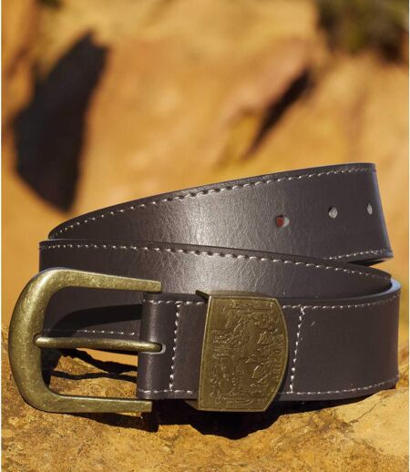 Men's Stylish Brown Belt - Split Leather