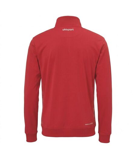 Mens Dotted Breathable Regular Track Jacket Red White UHL Sport